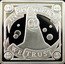 Niue Two Dollars Nickelodeon's Sponge Bob. Patrick Star 2012 Proof KM# 695 IN SPONGEBOB WE TRUST coin reverse