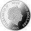 Niue Two Dollars 50th Anniversary Doctor Who 2013 Proof KM# 994 2013 ELIZABETH II NIUE TWO DOLLARS coin obverse