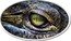 Niue 2 Dollars Eye of a Crocodile 2013 Proof KM# 1118 coin reverse
