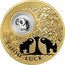 Niue 2 Dollars Good Luck. Elephants 2013 Proof KM# 1135 GOOD LUCK coin reverse