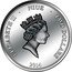 Niue Two Dollars Alpine Ibex 2014 Antique patina KM# 1280 ELIZABETH II TWO DOLLARS NIUE 2014 coin obverse
