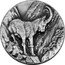 Niue Two Dollars Alpine Ibex 2014 Antique patina KM# 1280 coin reverse