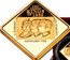 Niue 200 Dollars Three Kings of 1936 2011 Proof KM# 512 THE THREE KINGS OF 1936 GEORGE V GEORGE VI EDWARD VIII coin reverse