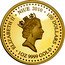 Niue 100 Dollars Ned Kelly 2010 Proof KM# 250 ELIZABETH II NIUE 2010 100 DOLLARS 1 OZ 9999 GOLD coin obverse