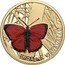 Niue Five Dollars Scarce Copper Butterfly 2010 Proof KM# 430 LYCAENA VIRGAUREAE coin reverse