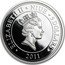 Niue 5 Dollars Tasmanian Tiger 2011 Proof KM# 651 ELIZABETH II NIUE 5 DOLLARS 2011 coin obverse