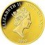 Niue 50 Dollars Peanuts 60th Anniversary 2010 Prooflike KM# 256 ELIZABETH II NIUE ISLAND 2010 coin obverse