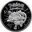 Niue Dollar Meowth 2001 Proof KM# 135 $1 GOTTA CATCH'EM ALL TM MEOWTH TM POKÉMON TM TM&©2001 NINTENDO coin reverse