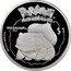 Niue 1 Dollar Bulbasaur 2001 Proof KM# 129 $1 BULBASAUR TM GOTTA CATCH'EM ALL TM POKÉMON TM TM&©2001 NINTENDO coin reverse