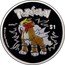 Niue 1 Dollar Entei 2002 PM KM# 161 POKÉMON ENTEI TM $1 © NINTENDO/POKÉMON coin reverse