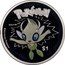 Niue 1 Dollar Celebi 2002 PM KM# 166 POKÉMON CELEBI TM $1 © NINTENDO/POKÉMON coin reverse