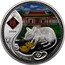 Niue Dollar Year of Rat. Rat in house 2008 KM# 339 1OZ 999 AG 2008 coin reverse