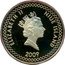 Niue One Dollar Swordfish 2009 KM# 197 ELIZABETH II NIUE ISLAND 2009 coin obverse