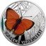 Niue One Dollar Scarce Copper Butterfly 2010 Proof KM# 235 LYCAENA VIRGAUREAE coin reverse
