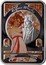 Niue 1 Dollar Alphonse Mucha 2010 Proof KM# 403 ALFONS MUCHA AG 925 1860 1939 coin reverse