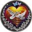 Niue Dollar Sea of love 2010 Proof KM# 434 coin reverse