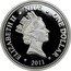 Niue One Dollar Yoda 2011 KM# 654 ELIZABETH II NIUE ONE DOLLAR RDM 2011 coin obverse