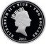 Niue Two Dollars Well, Just You Wait! Ice skating 2011 Proof KM# 509 2011 ELIZABETH II NIUE TWO DOLLARS coin obverse