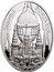 Niue 1 Dollar Moscow Kremlin Egg 2012 Proof KM# 956 IMPERIAL FABERGÉ EGGS coin reverse