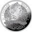 Niue 1 Dollar Calendar of Happiness. June 2013 Proof KM# 1161 1 DOLLAR NIUE ISLAND 2013 ELIZABETH II AG 925 coin obverse
