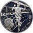 Niue 1 Dollar 40th Anniversary of the Death of Paavo Nurmi 2013 Proof KM# 1191 NIUE ISLAND 2013 ELIZABETH II 1 DOLLAR coin obverse