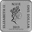 Niue One Dollar Monopoly. Go to Jail 2013 Proof KM# 863 ELIZABETH II NIUE ONE DOLLAR 2013 1/4OZ 999 FINE SILVER coin obverse
