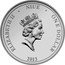 Niue One Dollar Iris Barbata 2013 Proof KM# 991 ELIZABETH II NIUE ONE DOLLAR 2013 coin obverse