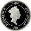 Niue One Dollar Year of the Horse. Orlovsky Trotter 2013 Proof KM# 1195 ELIZABETH II NIUE ONE DOLLAR 2014 coin obverse