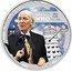 Niue One Dollar Doctor Who. 1st Doctor 2013 Proof KM# 1094 1963-1966 DOCTOR WHO FIRST DOCTOR coin reverse