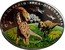 Niue One Dollar Jurassic Period. Life on the Ground 2013 Proof KM# 1115 LIFE ON EARTH JURA DINOSAURIA coin reverse