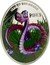Niue 1 Dollar Year of the Snake 2013 Proof KM# 876 YEAR OF THE SNAKE 2013 coin reverse