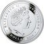 Niue 1 Dollar Bengal Cat 2014 Proof KM# 1275 ELIZABETH II NIUE ISLAND AG 999 IRB 1 DOLLAR 2014 coin obverse