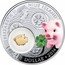 Niue 1 Dollar Good Luck. Piggy Bank 2014 Proof KM# 1274 ELIZABETH II NIUE ISLAND 1 DOLLAR 2014 coin obverse