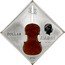 Niue Dollar Stradavarius Violin 2014 Proof KM# 1283 1 DOLLAR NIUE ISLAND ELIZABETH II AG 999 2014 coin obverse