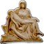 Niue Dollar Devine Sculptures Michelangelo's Pieta. Inside Part 2013 Proof KM# 970 coin reverse
