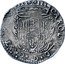 Italy 1/2 Lira Carlo Gonzaga 1678 KM# 69 CAROLVS D G CAST PRINC coin obverse