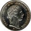 Italy 1/2 Lira Franz Joseph I 1854 C# 36 FRANC IOS I D G AVSTRIAE IMPERATOR V coin obverse
