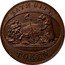 UK 1/2 Penny (City Token Somerset Bath) BATH CITY TOKEN coin reverse