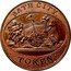 UK 1/2 Penny (Somerset Bath City Token) BATH CITY TOKEN coin reverse