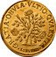 Italy 1/2 Pezza D'oro 1718 KM# 41 Livorno/ City Standard Coinage coin reverse
