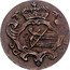 Italy 1/2 Soldo (Mezzo Soldo) Leopold II 1791 F KM# 30 coin obverse