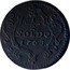 Italy 1/2 Soldo (Mezzo Soldo) Maria Theresa 1768 F KM# 19 1/2 SOLDO 1768 coin reverse