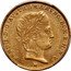 Italy 1/2 Sovrano Ferdinand I 1846 M C# 20.2 FERD I D G AVSTR IMP HVNG BOH R H N V M coin obverse