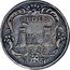 Italy 1/4 Tallero Cosimo III 1683 KM# 25 FIDES 1683 coin reverse