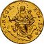 Italy 100 Lira Madonna and Child. Genoa 1764 KM# 228 ET REGE EOS 1758 coin reverse