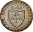 Italy 15 Soldi (8-1/2 Kreuzer) Francesco II 1802 A KM# 48 EIN HALBER SIEBENZEHNER 8 1/2 KR 15 SOLDI A 1802 coin reverse