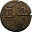 Italy 2 Denari Genoa Coinage 1752 KM# 221 D 2 coin obverse