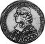 Italy 2 Doppie Annibale Degli Ippoliti 1663 KM# 10 ANNIBAL DE HIPPO MAR S R I CO GAZOLD coin obverse