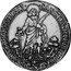 Italy 2 Doppie Annibale Degli Ippoliti 1663 KM# 10 SANCTVS HIPPOLITVS PROTECTOR NOST 1663 coin reverse