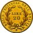 Italy 20 Lira Vittorio Emanuele II 1860 DB//B Stack's Hammel sale 9-82 XF realized $24,000; Stack's International sale 3-88 Gem BU realized $16,500 KM# 15 REGIE PROVINCIE DELL' EMILIA LIRE 20 B coin reverse